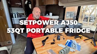 SetPower | AJ50 53Qt Big Capacity Portable Freezer