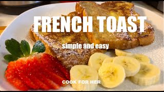 RATE MY-  FRENCH TOAST simple and easy