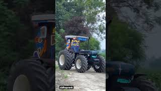 modified tractor new holland  new look punjab with monster tyres  #shorts #viralshorts