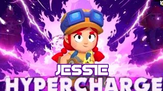 Gameplay with Hypercharged Jessie - 2 | Won But End of the Match I'm😞  | Brawl Stars ✨