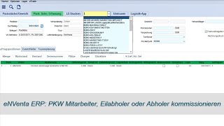 eNVenta ERP ✅ Abholer kommisionieren mit der eLogistik App