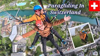 Flying Over Switzerland's Stunning Landscapes | Paragliding in Switzerland 🇨🇭