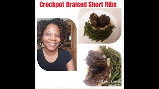 Crockpot Braised Short Ribs