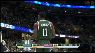 Kyrie Irving's big time block on Brandon Knight