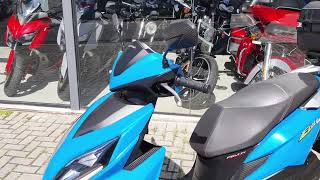 HONDA ELITE 125 ANO 2021 NA COR AZUL AQUI NA MAX MOTOS GUARULHOS