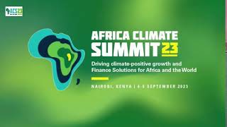 AFRICA CLIMATE SUMMIT 23 | LIVE ACS 5 Day 3