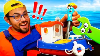 ¡Las puertas del barco están dañadas! Barcos de juguete. Video de coches para niños