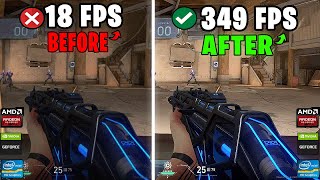 FPS DROP & FPS BOOST  for VALORANT 2024!(LOW END PC)