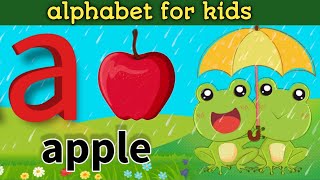 small latter abcd। A for apple B for ball C for cat । English alphabet । Alphabet song ।