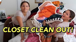 CLOSET CLEANOUT 2024 | getting rid of a TON before MOVING!