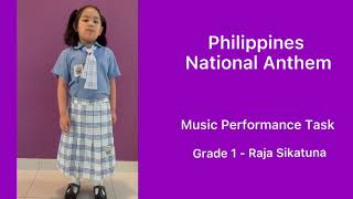 The Philippine National Anthem | PIES - Music Performance Task