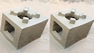 How to make Mud Chulha at Home 🏠🏡। Primitive Technology Mud Chulha Design #chulha #stove #Viral