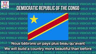 Democratic Republic of the Congo National Anthem | Debout Congolais | Vedcus World