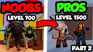 Going From Noob To Pro With T-Rex and Mammoth Part 2 | Blox Fruits