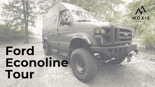 Green Ford Econoline Van Tour | Van Build & Van Life