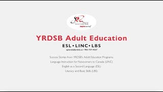 YRDSB Continuing Education Learner Success Stories