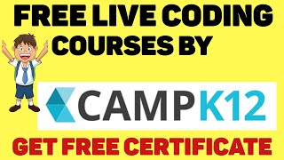 Free Online Coding Courses With Certificates|Camp K12 Coding Classes