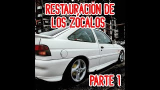 Restauración de los zócalos (faldones) parte 1