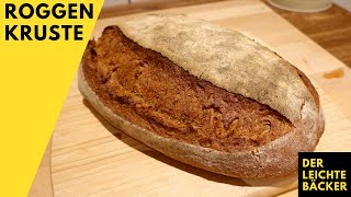 Eine köstliche Roggenkruste mit Hefe schnell und einfach selbstgemacht | Brot selber backen