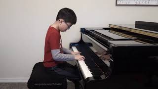 Parker Wolf (age 9) - Beethoven, Sonata in g minor, Op. 49, No. 1, Mvt. 1, Andante