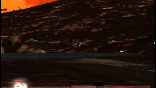 FSX A330 visual landing at LPMI RNW 5 (Madeira)