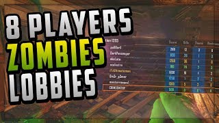 BO2 Zombies 8 Players Lobbies All Maps Preview! Black Ops 2 8 Players on all maps soon!