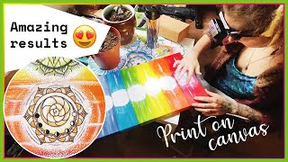 MIXED MEDIA ART on canvas 🎨 Time-lapse and tutorial