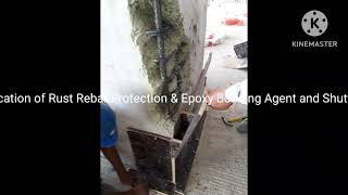 Column Repair using Non Shrink Free Flowing Microconcrete