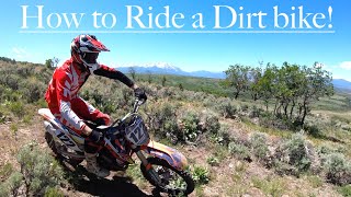 How To Ride A Dirt Bike Standing Up With Proper Form!