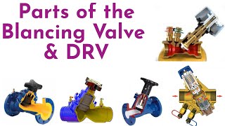 Parts of the Hydronic Balancing valve & DRV