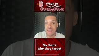 When To Target Your Competitors | Google Merchant Center #shorts