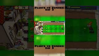 Plants  vs Zombies:Day Level 3         #plantsvszombies  #game #shortsvideo #viral