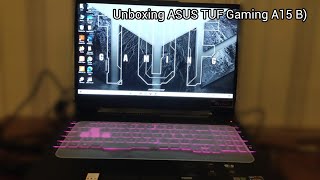 ASUS TUF Gaming A15 (FA506IC) unboxing?! | late gift birthday zuz