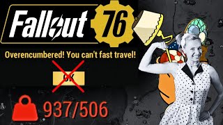 How To Fast Travel Whilst Over Encumbered! Fallout 76