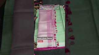 linen saree with price | linen saree manufacturers #bhagalpurisaree #linensarees #linensaree