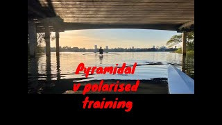 Pyramidal versus polarised training for rowing