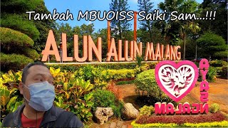 KELILING ALUN-ALUN MALANG SAAT PPKM LEVEL 4 PANDEMI 2021