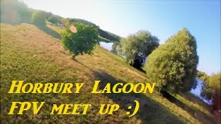 FPV acro practice at Horbury Lagoon    quadcopter racing drone Eachine Wizard x220