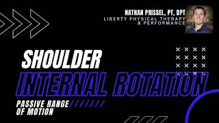 Find Relief from Shoulder Pain: Supine Shoulder PROM Internal Rotation