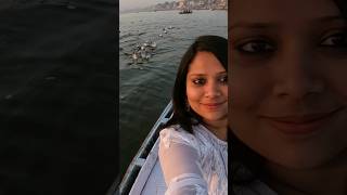 Boat Ride at #varanasi #trendingshorts #banaras #travelwithme #shortvideo