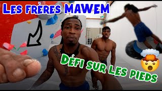 🔥  Défi sur les pieds 🦶 avec les frères MAWEM 🤯