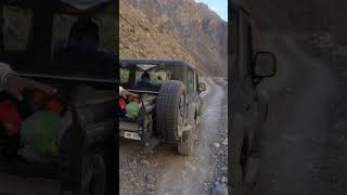 A Glimpse of road along side Zanskar River in Zanskar Valley