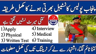 Punjab Police Constable Recuirment process / Punjab Police Job 2022 / punjab police new update