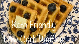 Keto friendly Low Carb Waffles Easy Recipe