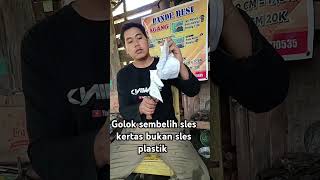 jasa asah golok sembelih sles kertas