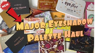 Huge Eyeshadow Pallets Haul