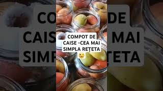 Compot de Caise-Cea mai simpla rețeta #reteteusoare #rețeterapide #viral #shorts