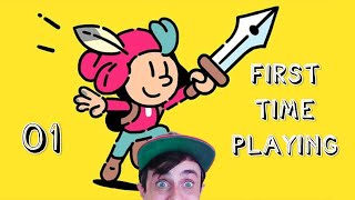 First Time Playing! - THE PLUCKY SQUIRE - PART 1