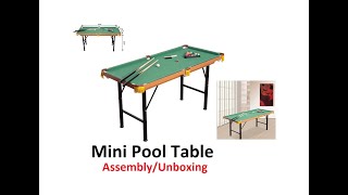 Mini Pool Table Unboxing/Installation