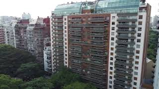 Buenos Aires. Biblioteca Nacional. Argentina.  Palermo. Vista ere. Drone Mavic Mini 2